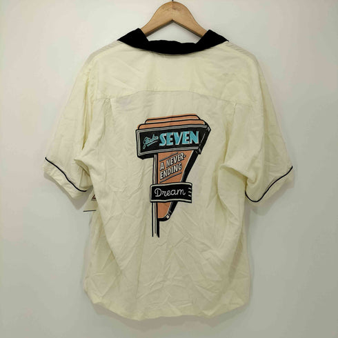 ジーユー GU STUDIO SEVEN ボーリングシャツ バックプリント メンズ JPN:M