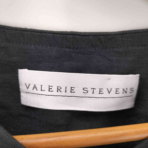 VALERIE STEVENS ノーカラー L/S リネン シャツ レディース 8