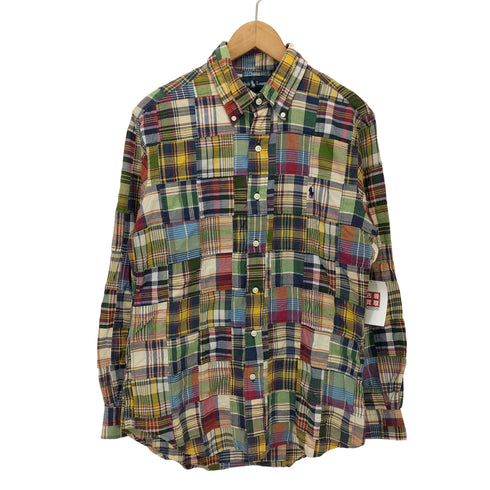ラルフローレン RALPH LAUREN 90s カスタムフィット パッチワークシャツ メンズ JPN:M