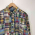 ラルフローレン RALPH LAUREN 90s カスタムフィット パッチワークシャツ メンズ JPN:M