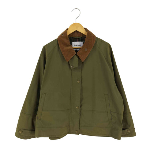 バブアー Barbour 衿コーデュロイ 切替 ショート ジャケット レディース 14