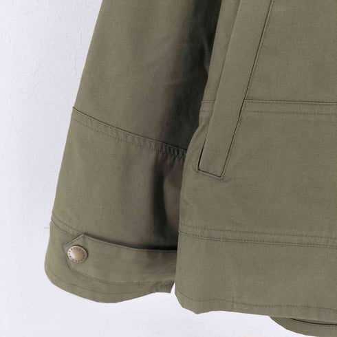 バブアー Barbour 衿コーデュロイ 切替 ショート ジャケット レディース 14