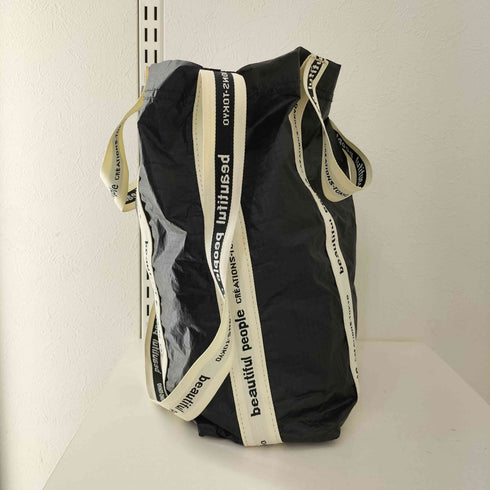 ビューティフルピープル beautiful people Sail Cloth Logo Tape Shoulder Bag レディース F