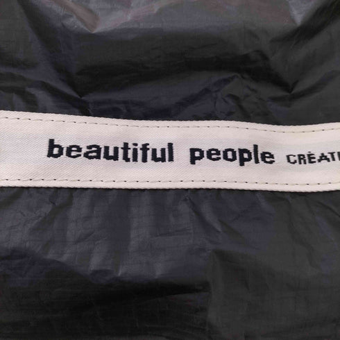 ビューティフルピープル beautiful people Sail Cloth Logo Tape Shoulder Bag レディース F