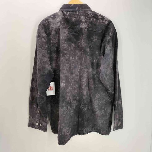 Eighty Eight 十字架 クロス プリント タイダイ 総柄 L/S シャツ ビッグサイズ Y2K メンズ import:XXL