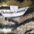 Christian Laurent タイガー柄 切替 マオカラー 比翼ボタン L/S シャツ メンズ import:XL