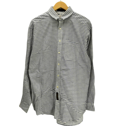 トミーヒルフィガー TOMMY HILFIGER CLUB TWILL タブカラー L/S ボーダー シャツ メンズ 16-35