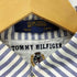 トミーヒルフィガー TOMMY HILFIGER CLUB TWILL タブカラー L/S ボーダー シャツ メンズ 16-35