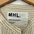 エムエイチエル MHL. ストライプ柄 L/S バンドカラー シャツ レディース JPN:1