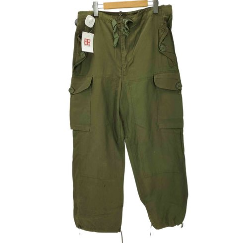 70S CANADIAN ARMY カナダ軍 FEDRAL PANTS INC WINDPROOF コットン ナイロン ミリタリー カーゴ パンツ 1975年製 メンズ 4