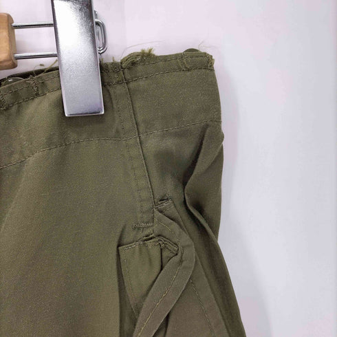 70S CANADIAN ARMY カナダ軍 FEDRAL PANTS INC WINDPROOF コットン ナイロン ミリタリー カーゴ パンツ 1975年製 メンズ 4