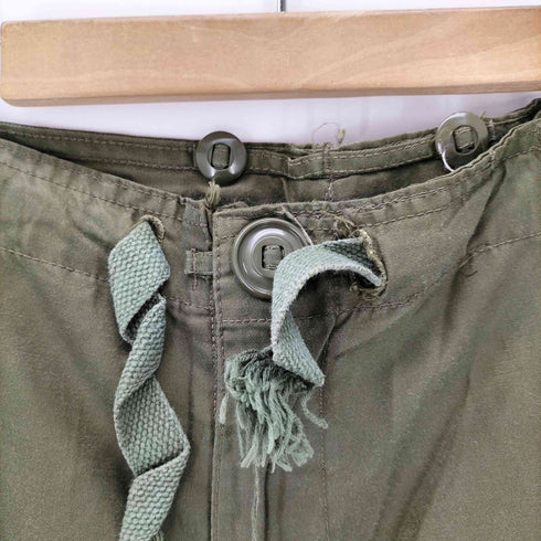 70S CANADIAN ARMY カナダ軍 FEDRAL PANTS INC WINDPROOF コットン ナイロン ミリタリー カーゴ パンツ 1975年製 メンズ 4