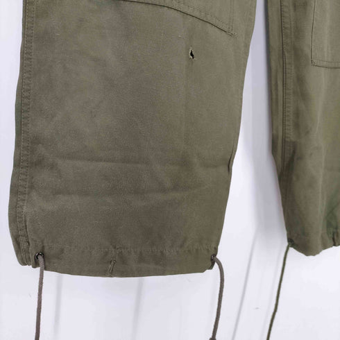 70S CANADIAN ARMY カナダ軍 FEDRAL PANTS INC WINDPROOF コットン ナイロン ミリタリー カーゴ パンツ 1975年製 メンズ 4