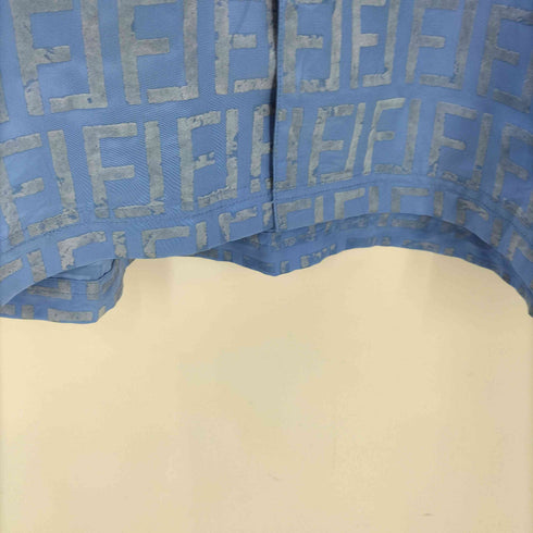 SYNERGY FJ フロッキー モノグラム 総柄 開襟 オープンカラー S/S シャツ メンズ import:XL