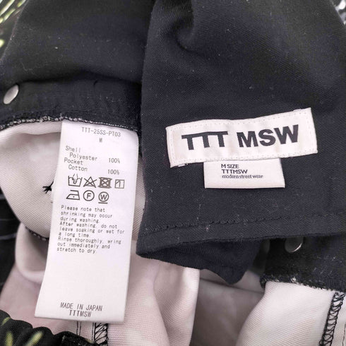 ティーモダンストリートウエア TTT_MSW 25SS IGUANA 5 POCKETS EASY PANTS イグアナ 5ポケット イージーパンツ スウェットパンツ メンズ JPN:M