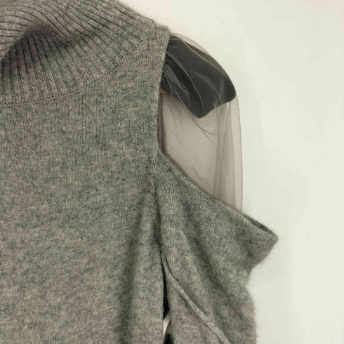 スナイデル snidel シースルーショルダーミニニットワンピース レディース ONE SIZE