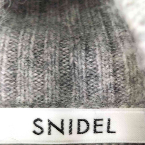 スナイデル snidel シースルーショルダーミニニットワンピース レディース ONE SIZE