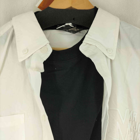 ミスターエンジョイダマネー MR ENJOY DA MONEY FAKE TWO SHIRTS メンズ XL