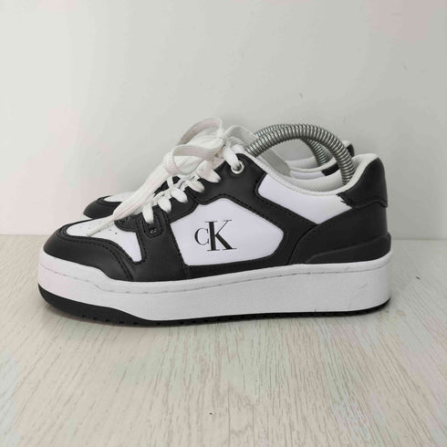 シーケーカルバンクライン ck Calvin Klein 厚底 ロゴ スニーカー レディース JPN:24