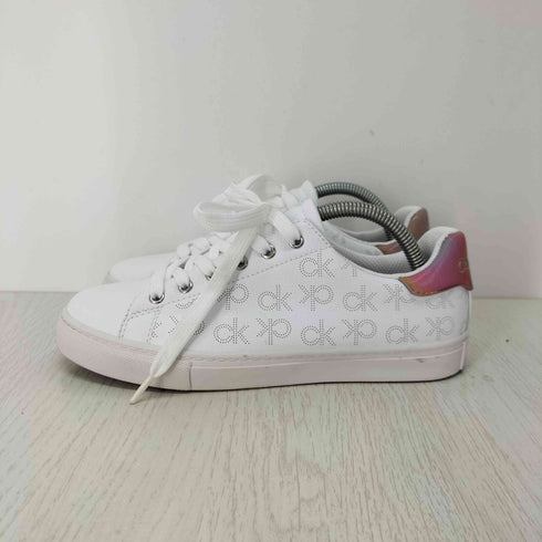 シーケーカルバンクライン ck Calvin Klein CKロゴ総柄 ローカットスニーカー レディース JPN:23