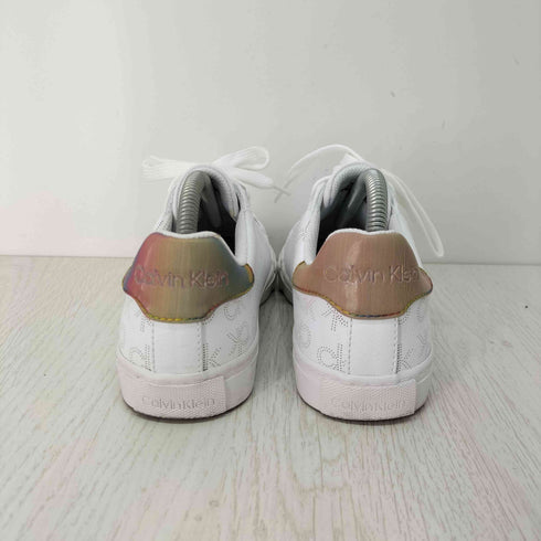 シーケーカルバンクライン ck Calvin Klein CKロゴ総柄 ローカットスニーカー レディース JPN:23