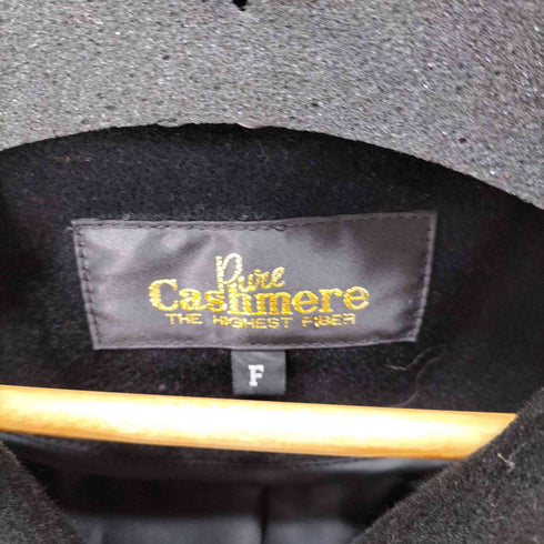PURE CASHMERE カシミヤ100 ステンカラーコート レディース FREE