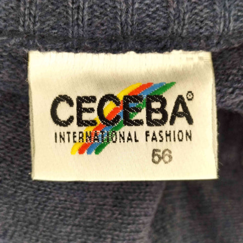 CECEBA フロント刺繍カーディガン メンズ 56