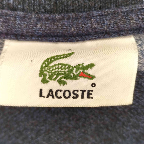 ラコステ LACOSTE ワンポイントロゴ ボーダー 鹿の子 ポロシャツ メンズ 7