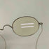 American Optical 1910s-1920s SILVER METAL SADDLE BRIDGE CLASSIC OVAL ROUND メンズ