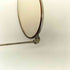American Optical 1910s-1920s SILVER METAL SADDLE BRIDGE CLASSIC OVAL ROUND メンズ