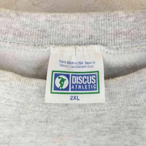 ディスカス アスレチック Discus Athletic 90s スポーツプリント クルーネックスウェット メンズ 2XL