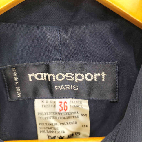 ラモスポーツ ramosport パワーショルダー ステンカラーコート レディース FR:36