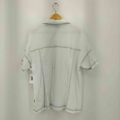 ロマンティッククラウン ROMANTIC CROWN マルチポケット ステッチデザイン 半袖ポロシャツ メンズ  M