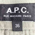 アーペーセー A.P.C. ヘリンボーン 2タック スカート レディース 36