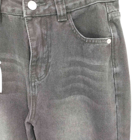 SANYE JEANS ウォッシュ加工 バギーデニムパンツ 韓国 STREET レディース L