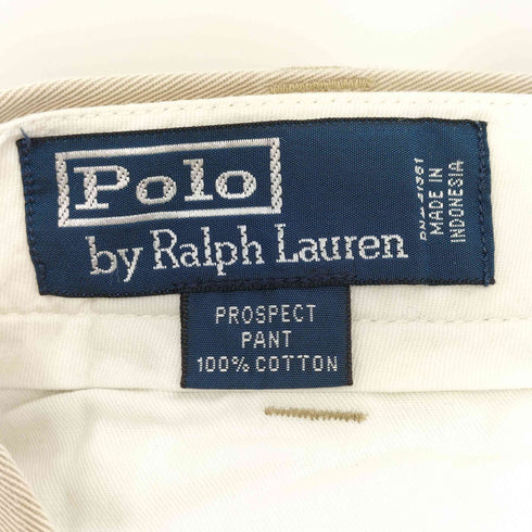 ポロバイラルフローレン Polo by RALPH LAUREN 90s PROSPECT PANT 2タック ワイド チノパンツ ポロチノ メンズ 38 / 30