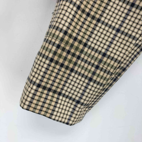 palto italia bartolomeo ベルテッド グレンプレイドコート メンズ EUR:46