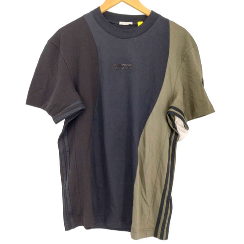 モンクレール MONCLER パネルデザイン クルーネックTシャツ メンズ import:M