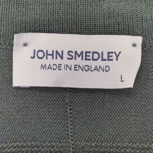 ジョンスメドレー JOHN SMEDLEY イングランド製 ストライプデザインニット メンズ JPN:L
