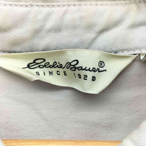 エディーバウアー Eddie Bauer 90s 白タグ 短丈 ワンポイント チンストラップ コットンツイル スウィングトップ メンズ import:XL