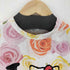 OPEN YY キャラクタープリント花柄S/SクロップドTシャツ レディース JPN:3