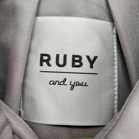 ルビーアンドユー RUBY AND YOU BOYS柄 ワンピース レディース FREE
