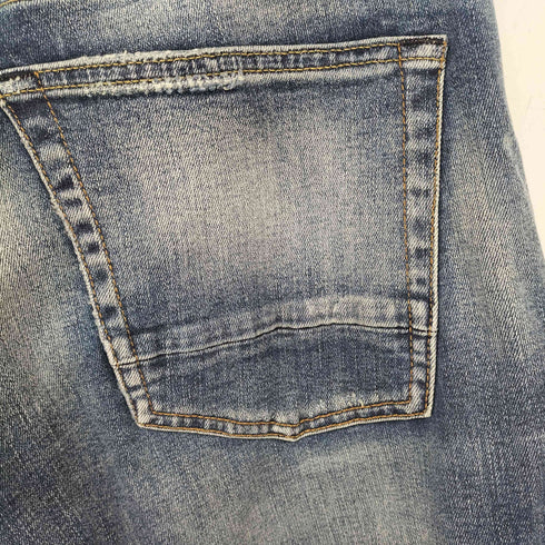 デンハム DENHAM ridge straight fit ダメージ加工 メンズ W34