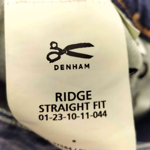 デンハム DENHAM ridge straight fit ダメージ加工 メンズ W34