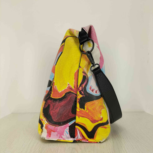 デシグアル Desigual 抽象的 マキシバケットバッグ レディース