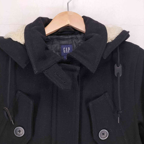 ギャップ Gap OLD 00S 裏地キルティング フードボアモッズコート レディース import:S