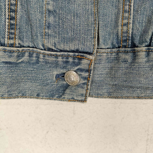 ギャップ Gap OLD 00S~ 両面刺繍デニムトラッカージャケット Y2K レディース XXS
