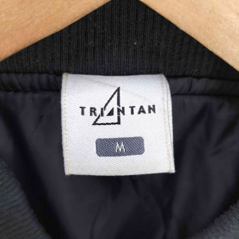 triantan MA-1 ダブルジップ ボンバージャケット メンズ JPN:M