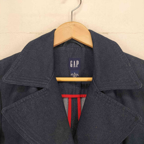 ギャップ Gap OLD 00S デニムトレンチコート レディース import:S