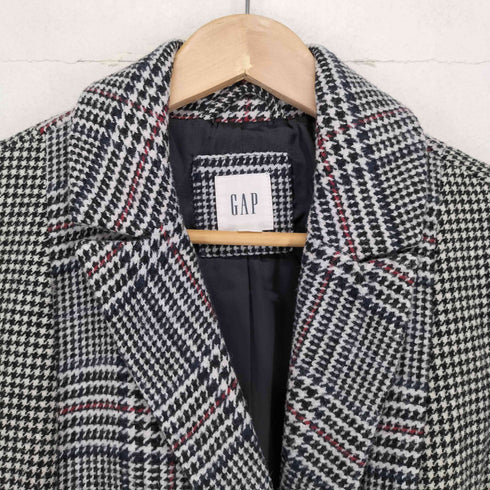 ギャップ Gap 千鳥格子 切り替えチェスターコート レディース import:XS